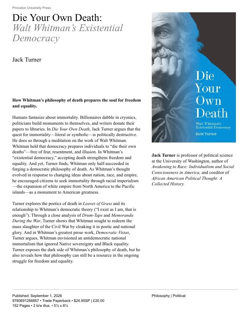 Princeton University Press Fall Book Catalog Weekly Ad January 1 - December 31, 2026