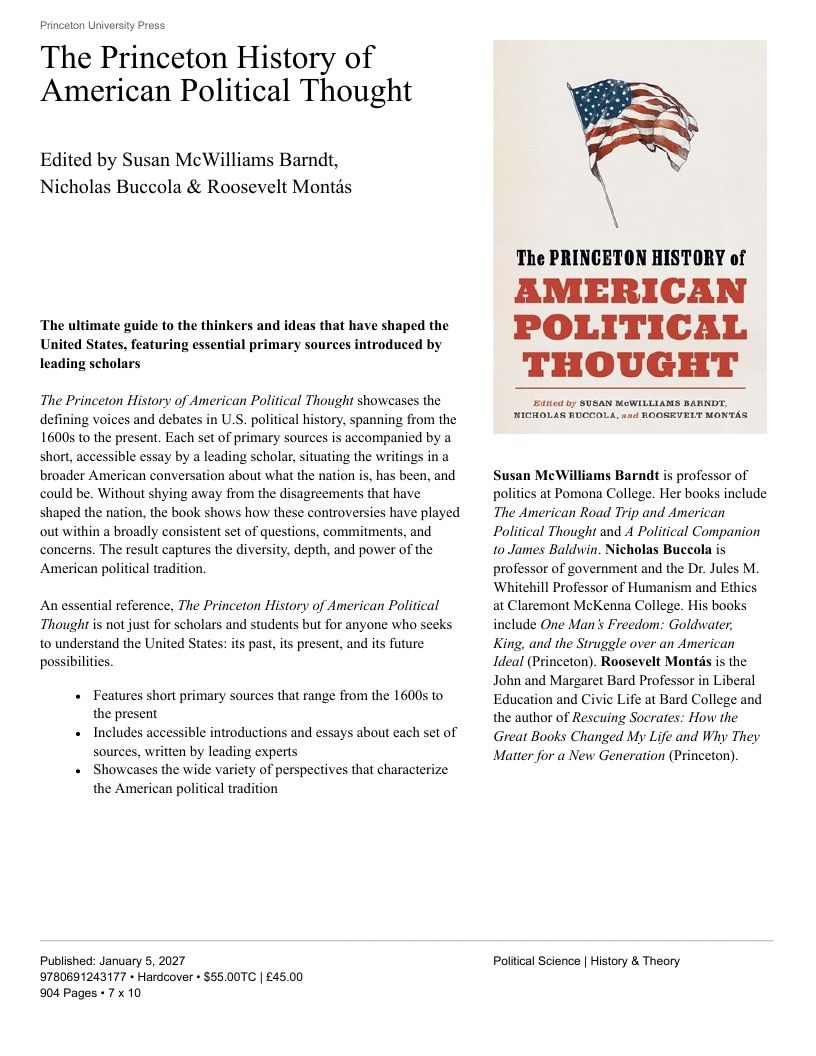 Princeton University Press Fall Book Catalog Weekly Ad January 1 - December 31, 2026