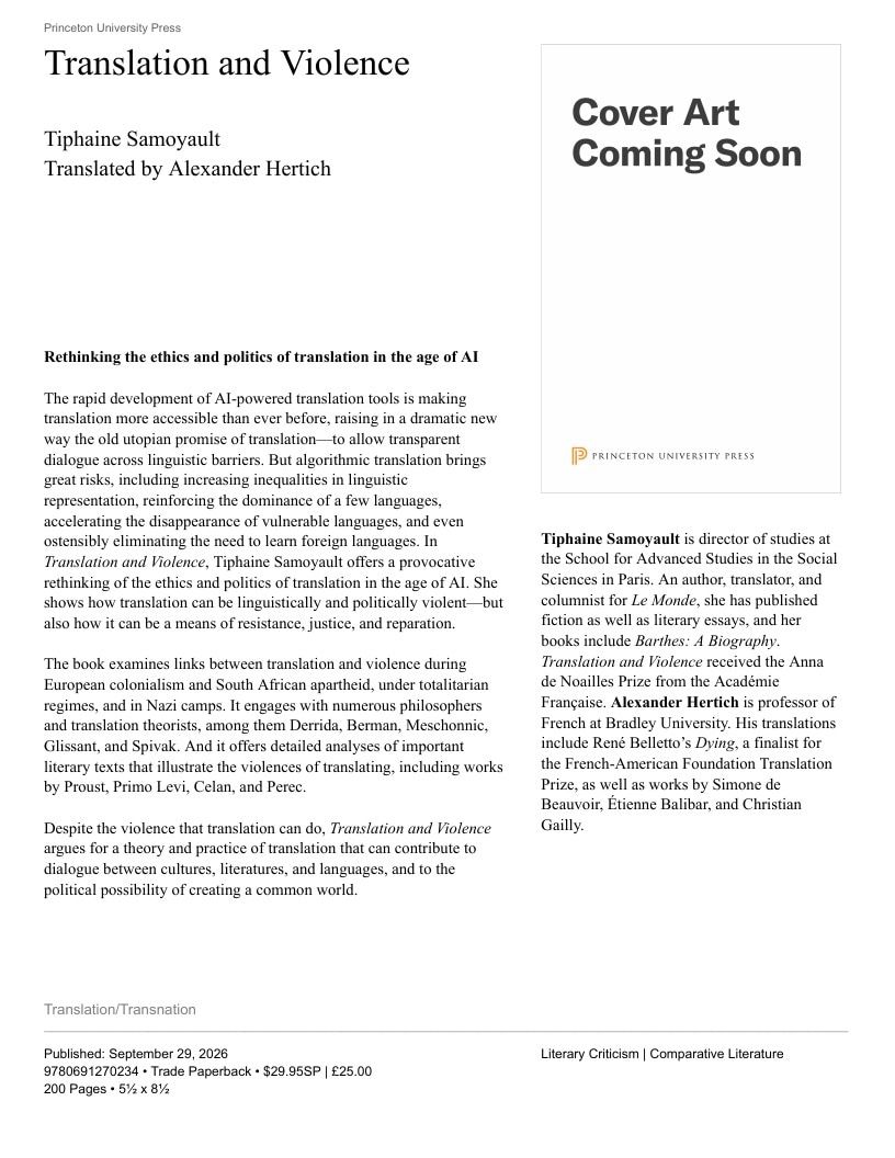 Princeton University Press Fall Book Catalog Weekly Ad January 1 - December 31, 2026