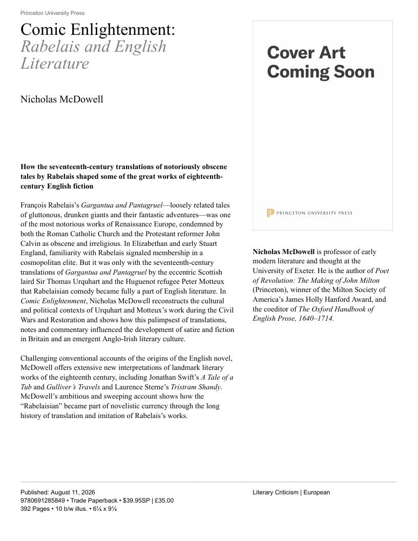 Princeton University Press Fall Book Catalog Weekly Ad January 1 - December 31, 2026