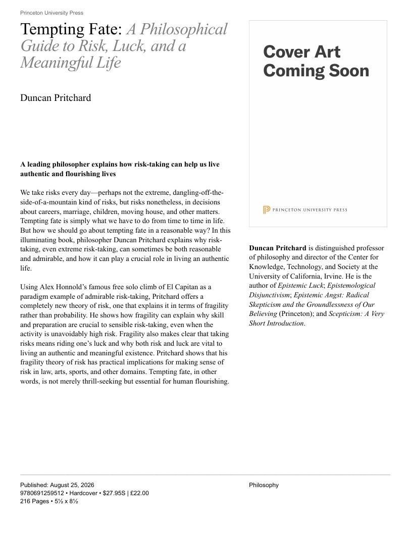 Princeton University Press Fall Book Catalog Weekly Ad January 1 - December 31, 2026