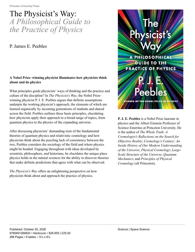 Princeton University Press Fall Book Catalog Weekly Ad January 1 - December 31, 2026