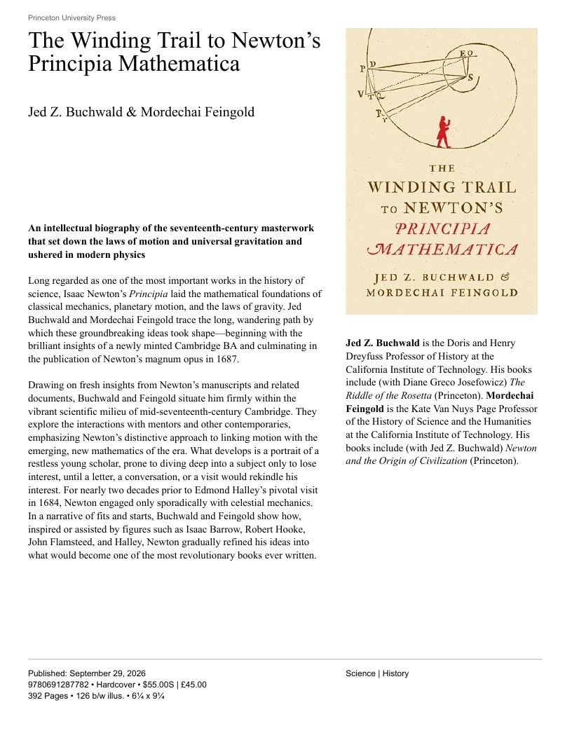 Princeton University Press Fall Book Catalog Weekly Ad January 1 - December 31, 2026