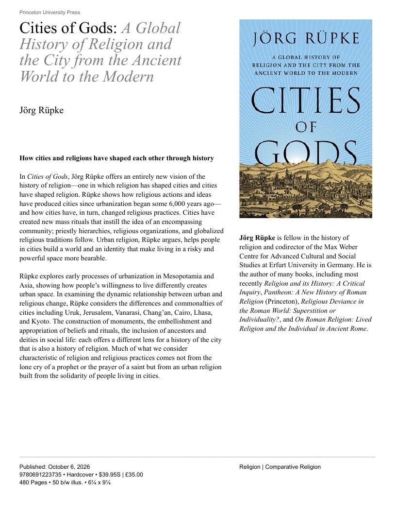 Princeton University Press Fall Book Catalog Weekly Ad January 1 - December 31, 2026
