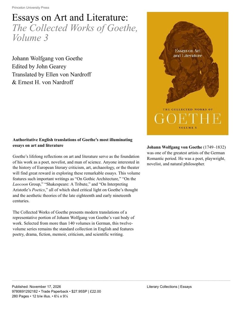 Princeton University Press Fall Book Catalog Weekly Ad January 1 - December 31, 2026