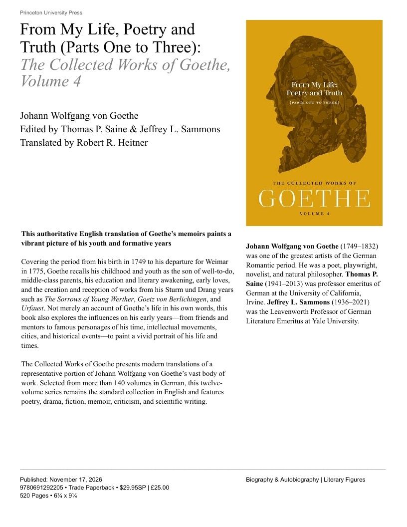 Princeton University Press Fall Book Catalog Weekly Ad January 1 - December 31, 2026