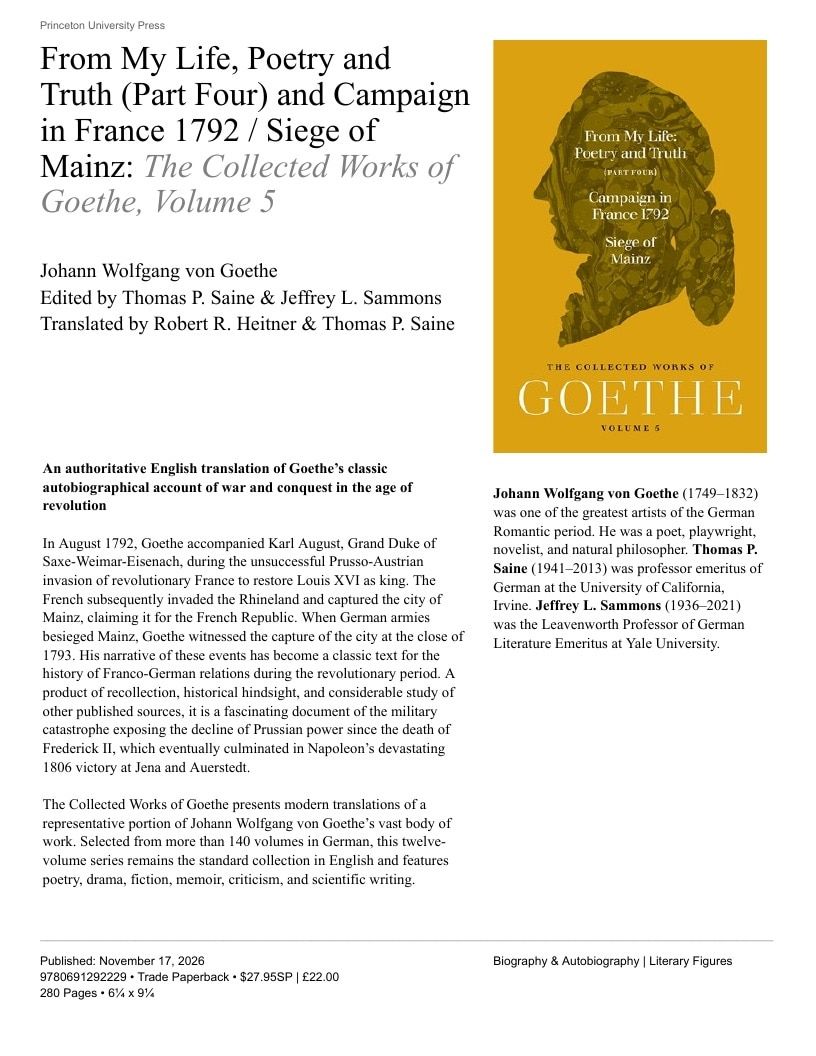 Princeton University Press Fall Book Catalog Weekly Ad January 1 - December 31, 2026
