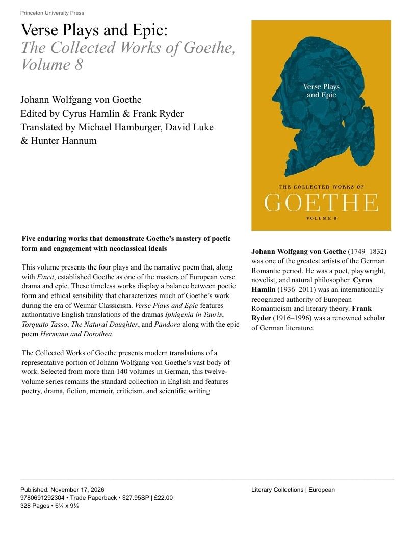 Princeton University Press Fall Book Catalog Weekly Ad January 1 - December 31, 2026