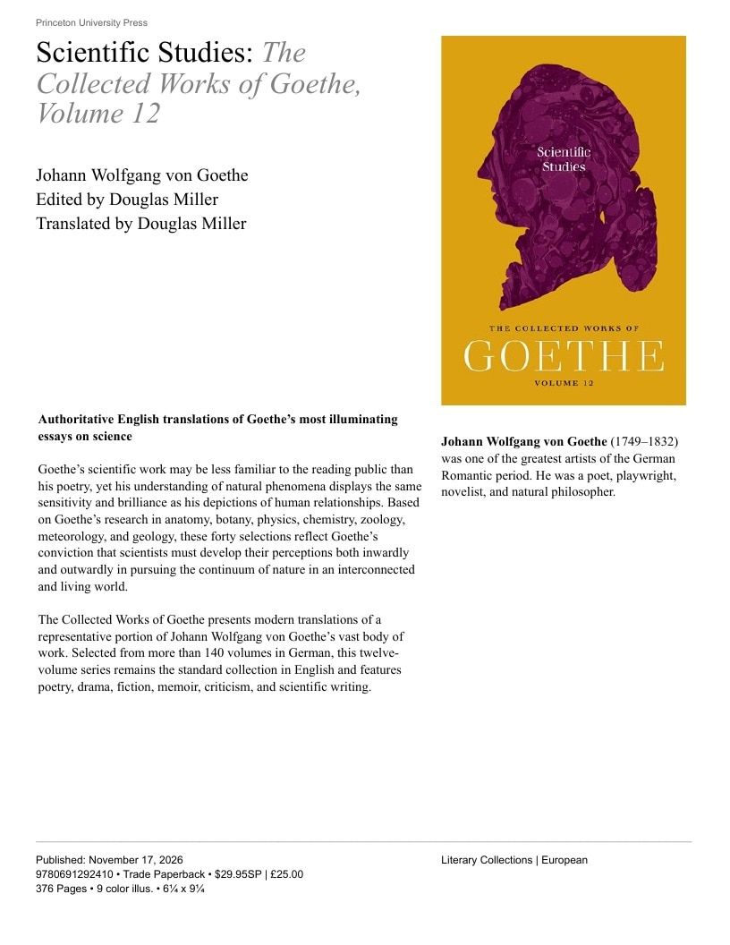 Princeton University Press Fall Book Catalog Weekly Ad January 1 - December 31, 2026