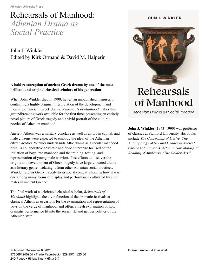 Princeton University Press Fall Book Catalog Weekly Ad January 1 - December 31, 2026
