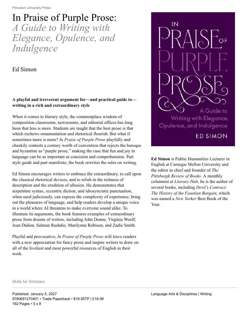 Princeton University Press Fall Book Catalog Weekly Ad January 1 - December 31, 2026