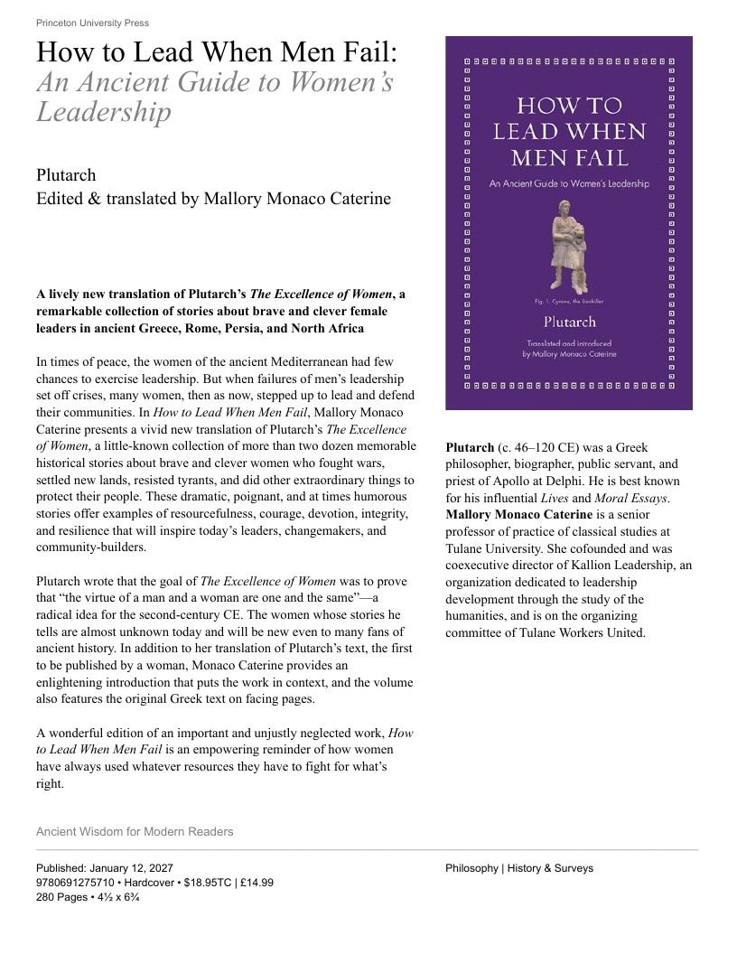 Princeton University Press Fall Book Catalog Weekly Ad January 1 - December 31, 2026
