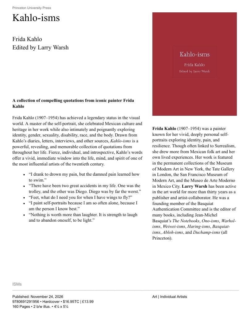 Princeton University Press Fall Book Catalog Weekly Ad January 1 - December 31, 2026