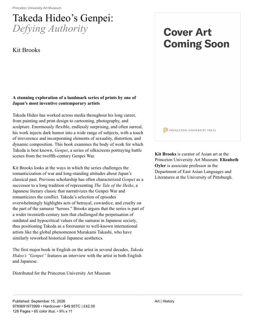 Princeton University Press Fall Book Catalog Weekly Ad January 1 - December 31, 2026