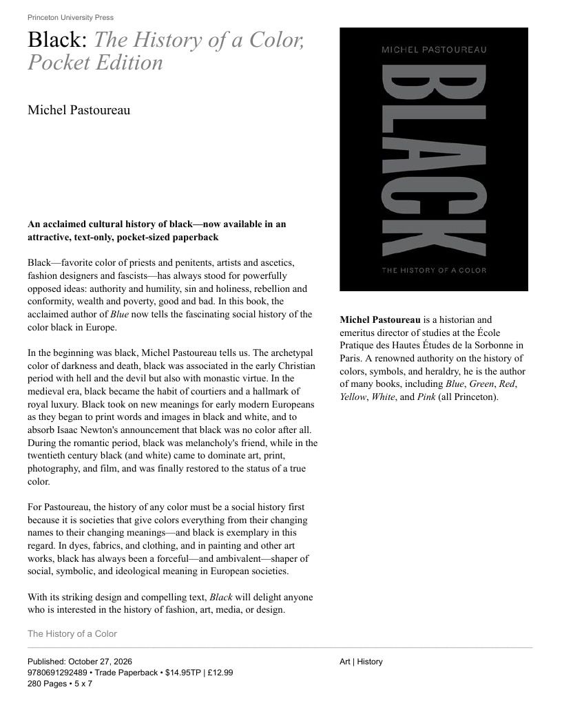 Princeton University Press Fall Book Catalog Weekly Ad January 1 - December 31, 2026