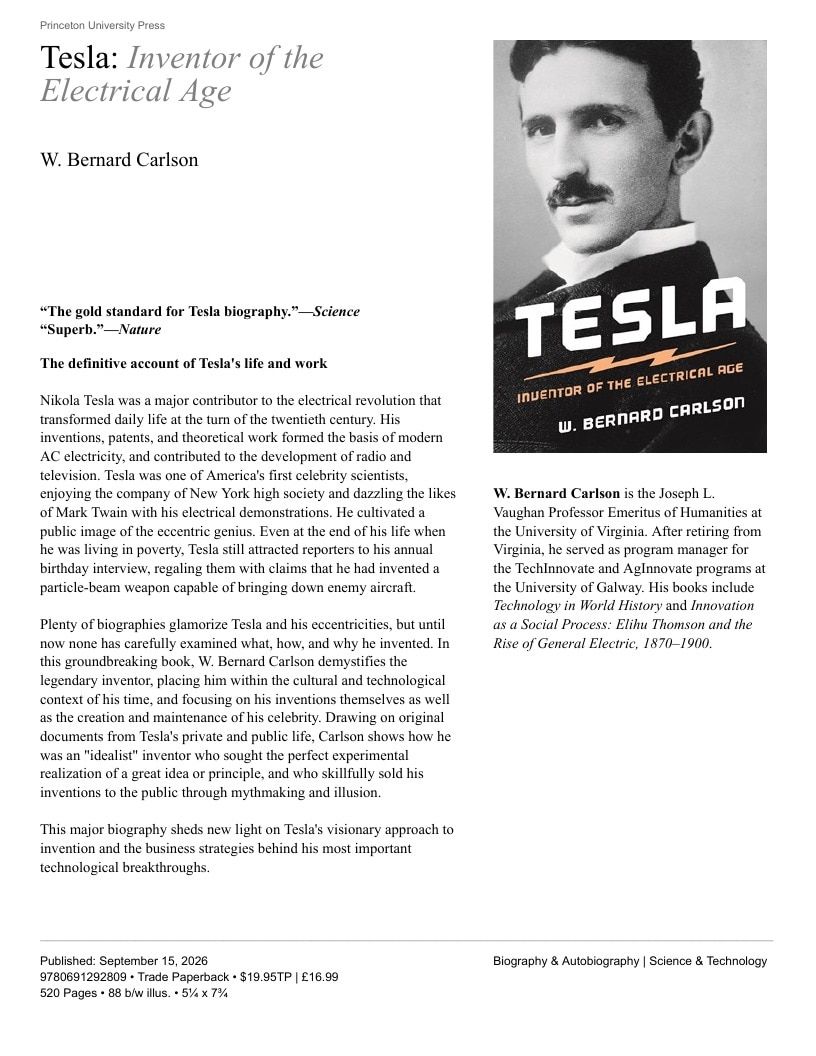 Princeton University Press Fall Book Catalog Weekly Ad January 1 - December 31, 2026