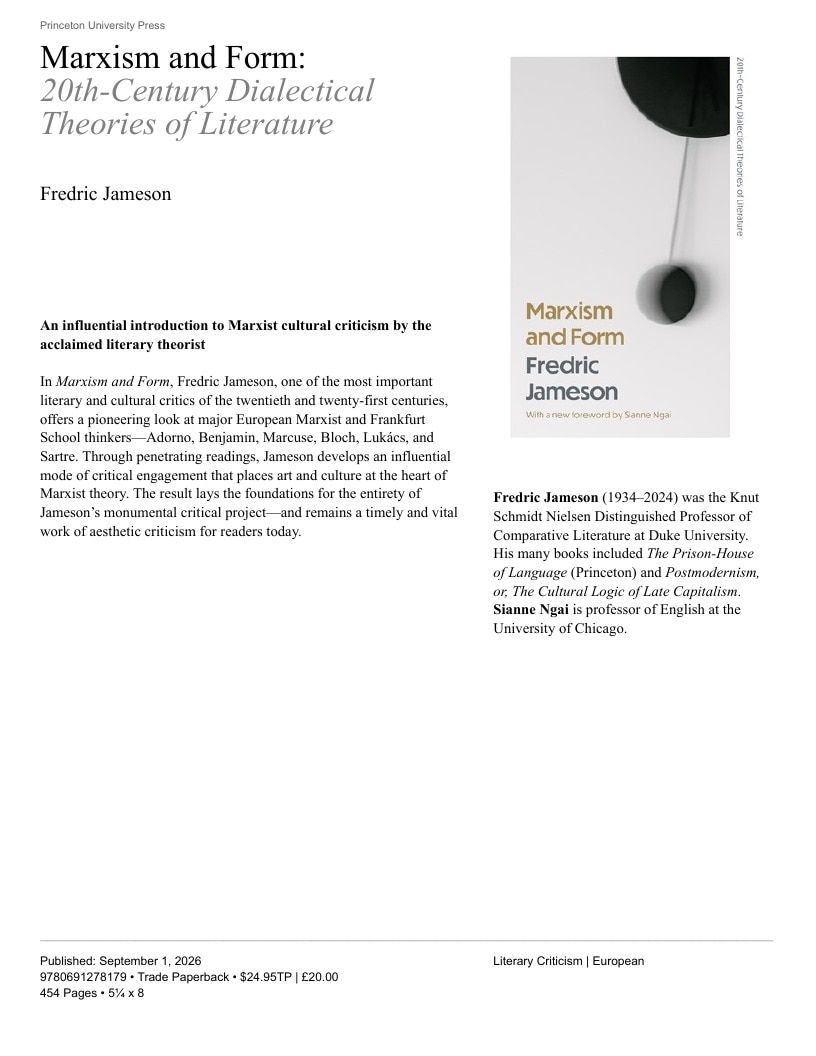 Princeton University Press Fall Book Catalog Weekly Ad January 1 - December 31, 2026