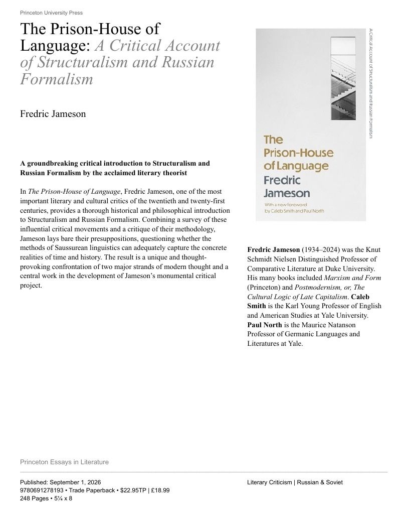 Princeton University Press Fall Book Catalog Weekly Ad January 1 - December 31, 2026