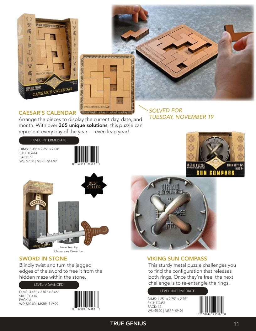 Project Genius Annual Puzzles and Games Catalog Weekly Ad January 1 - December 31, 2026