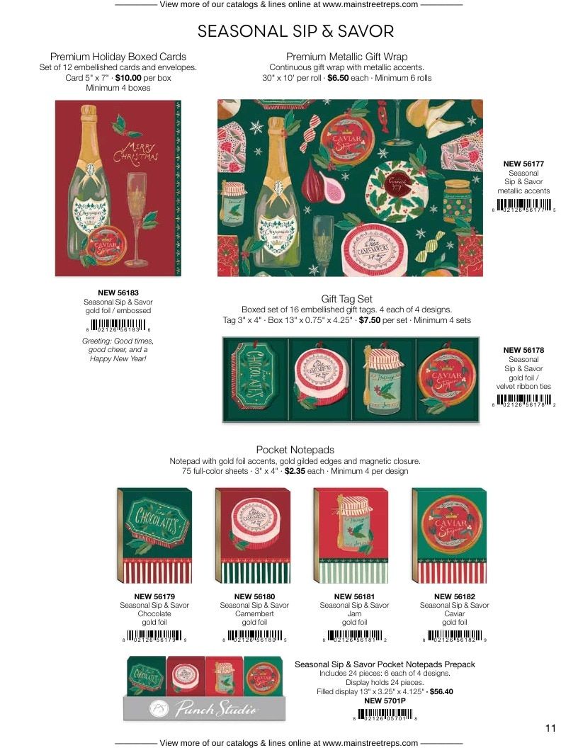Punch Studio Holiday Gift Wrap Catalog Weekly Ad January 1 - December 31, 2026