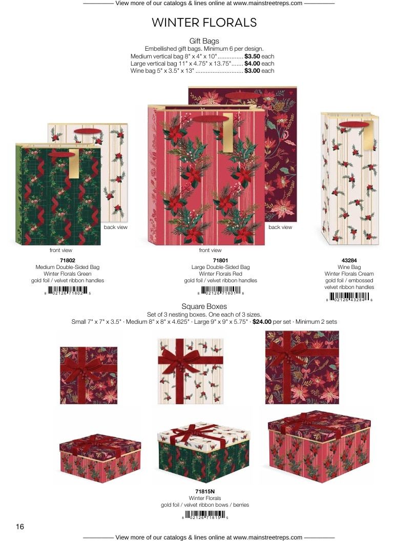 Punch Studio Holiday Gift Wrap Catalog Weekly Ad January 1 - December 31, 2026