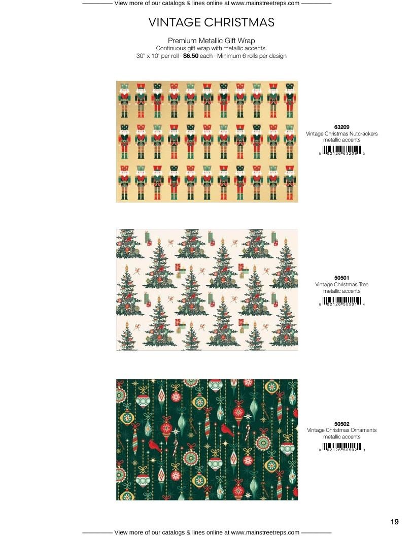 Punch Studio Holiday Gift Wrap Catalog Weekly Ad January 1 - December 31, 2026