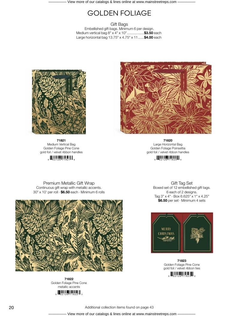 Punch Studio Holiday Gift Wrap Catalog Weekly Ad January 1 - December 31, 2026