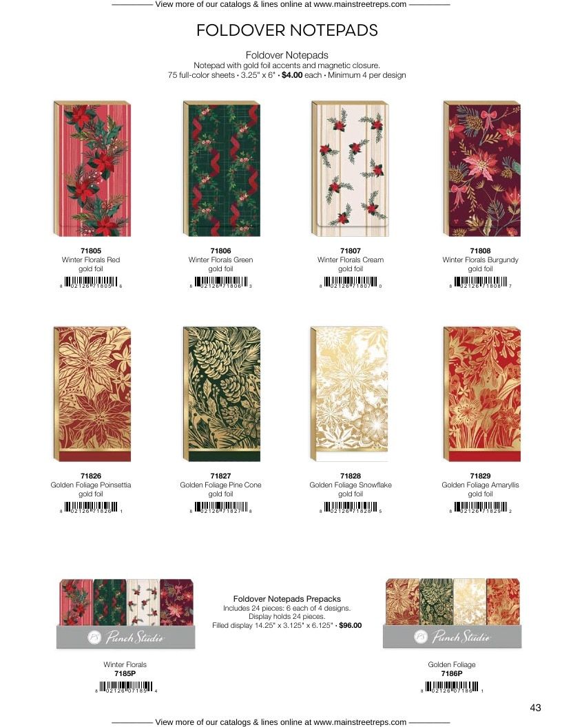 Punch Studio Holiday Gift Wrap Catalog Weekly Ad January 1 - December 31, 2026