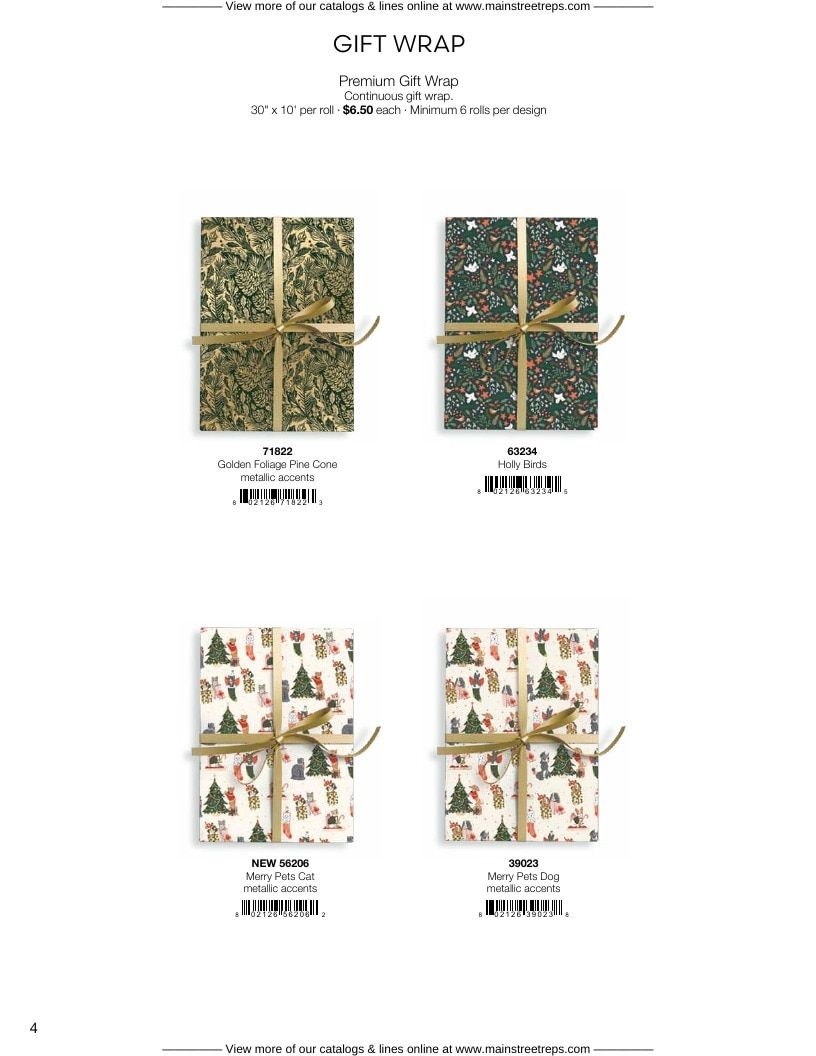 Punch Studio Holiday Gift Wrap Catalog Weekly Ad January 1 - December 31, 2026