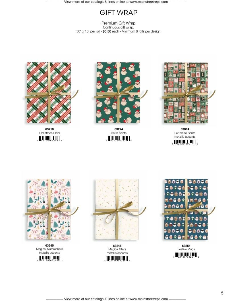 Punch Studio Holiday Gift Wrap Catalog Weekly Ad January 1 - December 31, 2026