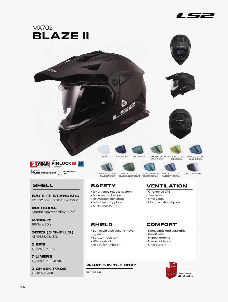 LS2 USA Motorcycle Gear Catalog Weekly Ad January 1 - December 31, 2026