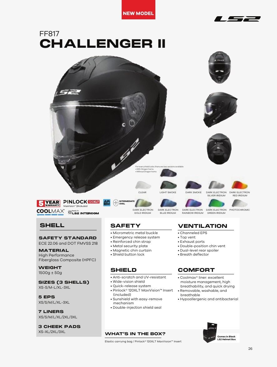 LS2 USA Motorcycle Gear Catalog Weekly Ad January 1 - December 31, 2026