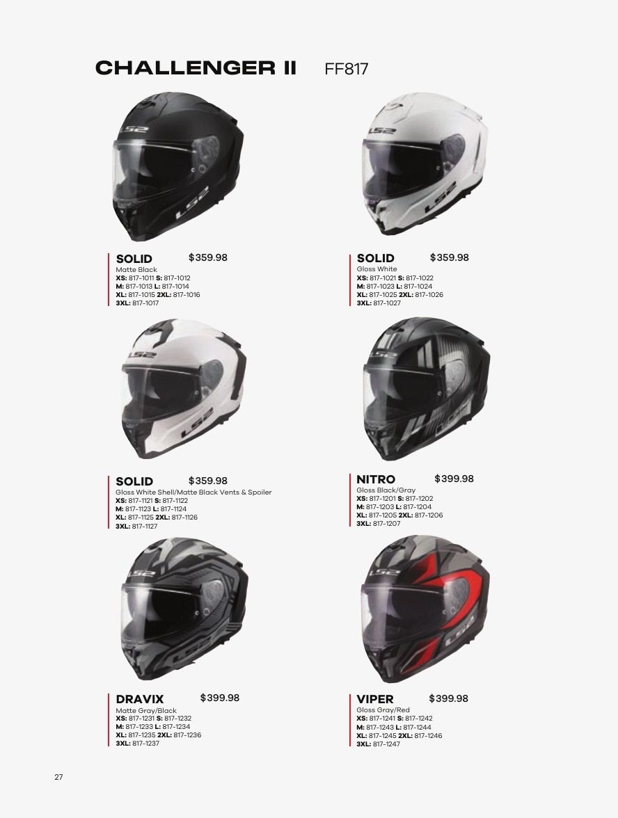 LS2 USA Motorcycle Gear Catalog Weekly Ad January 1 - December 31, 2026