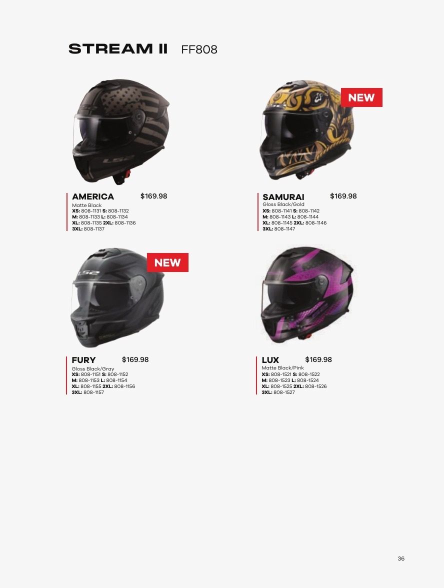 LS2 USA Motorcycle Gear Catalog Weekly Ad January 1 - December 31, 2026