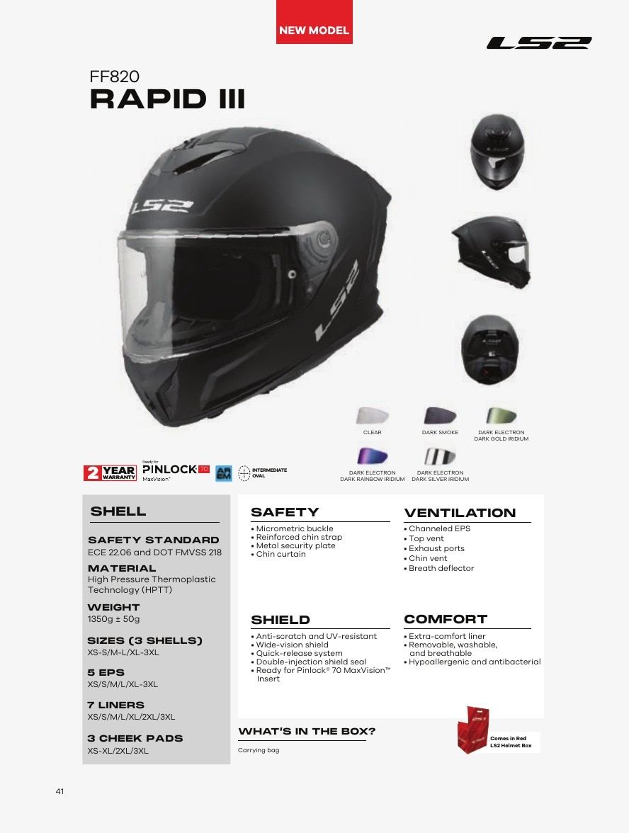 LS2 USA Motorcycle Gear Catalog Weekly Ad January 1 - December 31, 2026
