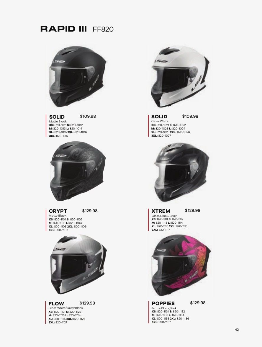 LS2 USA Motorcycle Gear Catalog Weekly Ad January 1 - December 31, 2026