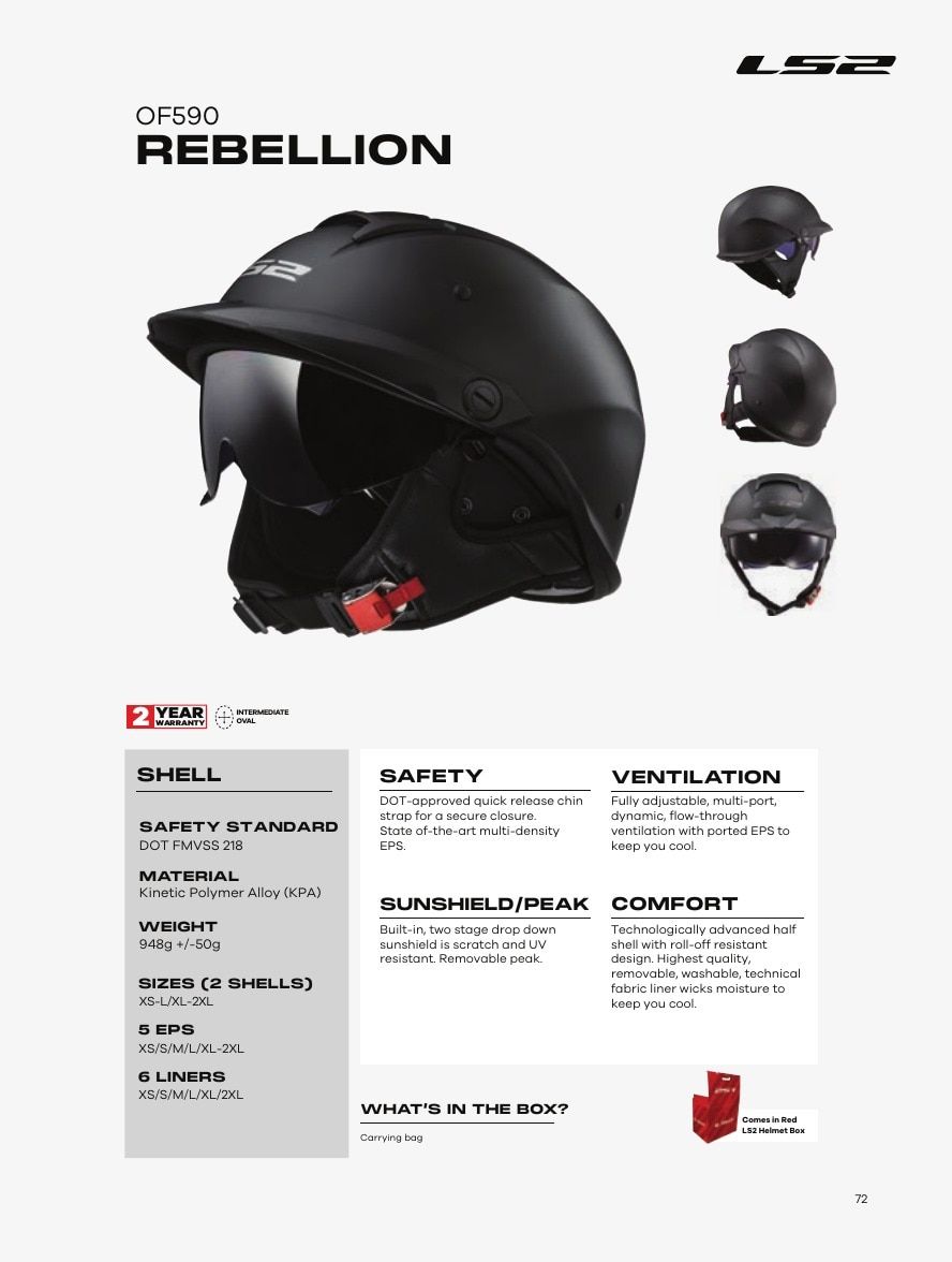 LS2 USA Motorcycle Gear Catalog Weekly Ad January 1 - December 31, 2026