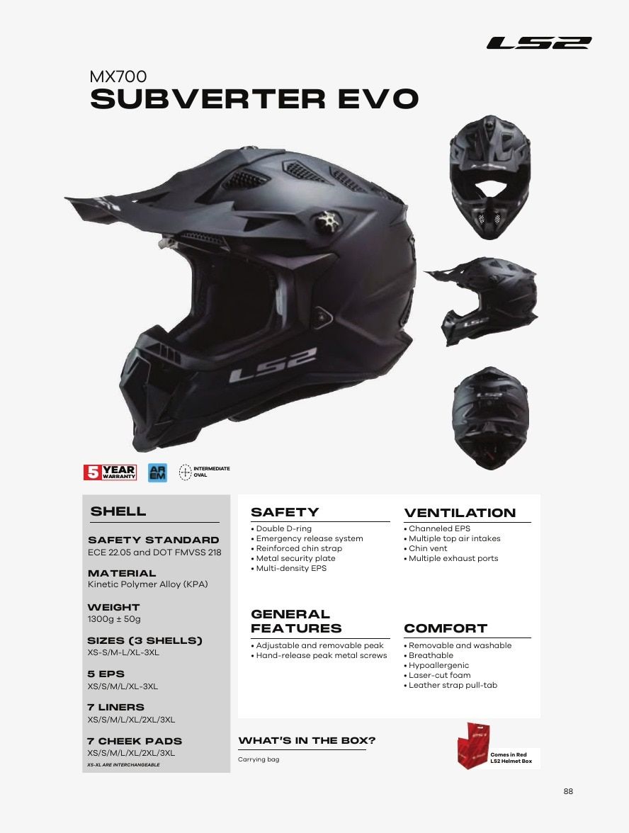 LS2 USA Motorcycle Gear Catalog Weekly Ad January 1 - December 31, 2026