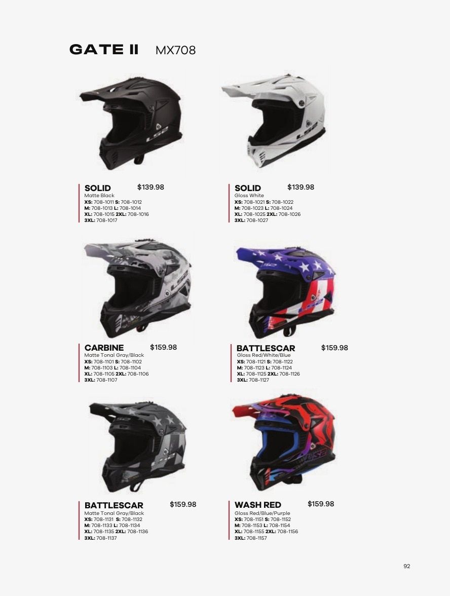 LS2 USA Motorcycle Gear Catalog Weekly Ad January 1 - December 31, 2026