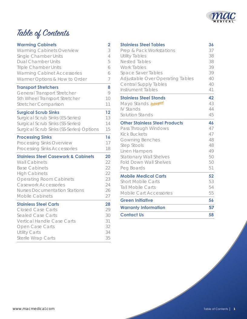 MAC Medical Medical Products Catalog Weekly Ad January 1 - December 31, 2026