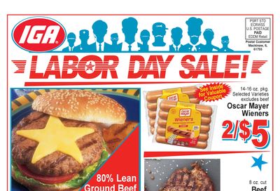 Mackinaw IGA (100 N. Main St., Mackinaw, IL) Weekly Ad August 30 - September 5, 2026
