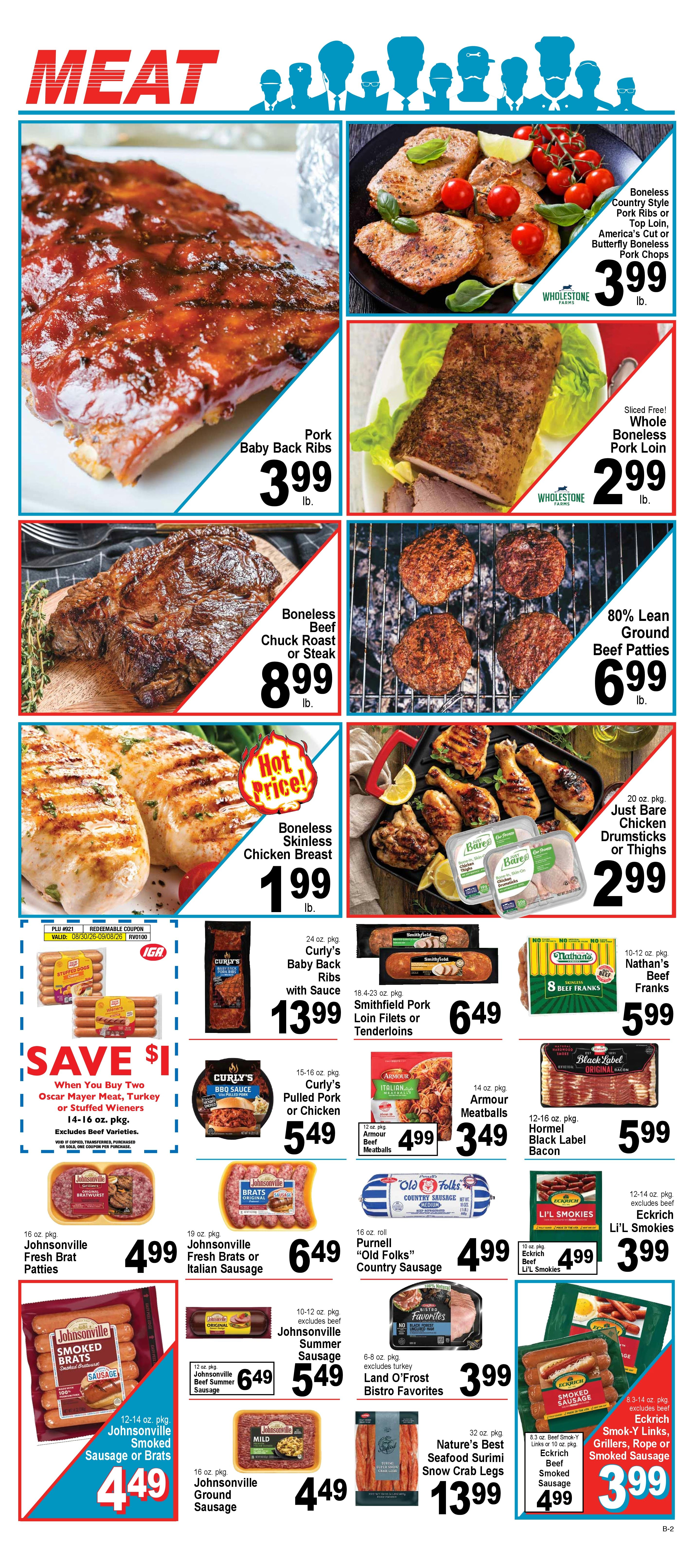 Mackinaw IGA (100 N. Main St., Mackinaw, IL) Weekly Ad August 30 - September 5, 2026