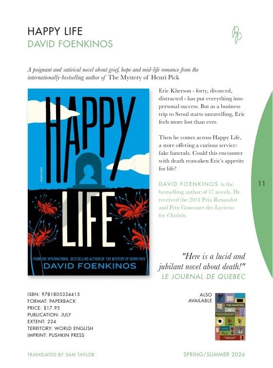 Pushkin Press Books Catalog Weekly Ad January 1 - December 31, 2026