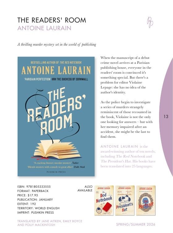 Pushkin Press Books Catalog Weekly Ad January 1 - December 31, 2026