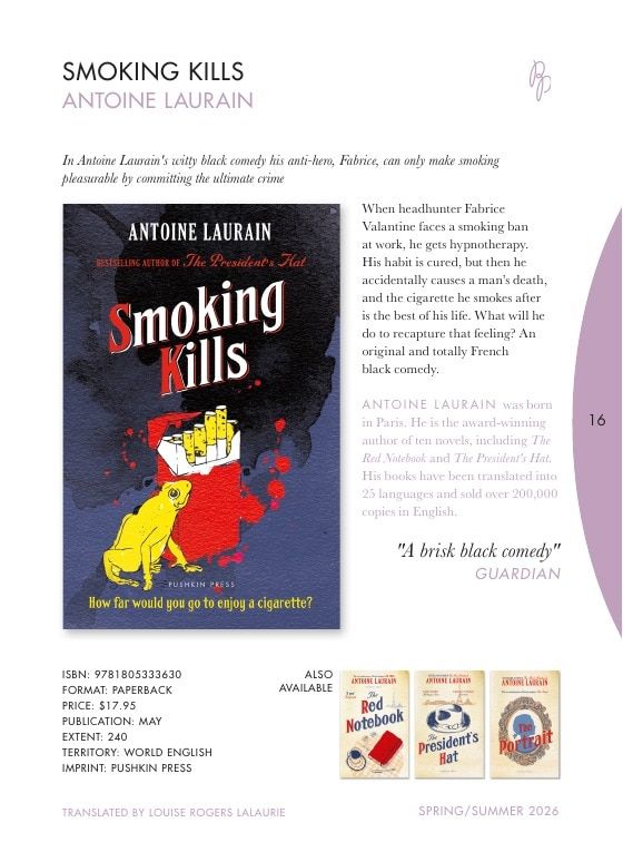 Pushkin Press Books Catalog Weekly Ad January 1 - December 31, 2026