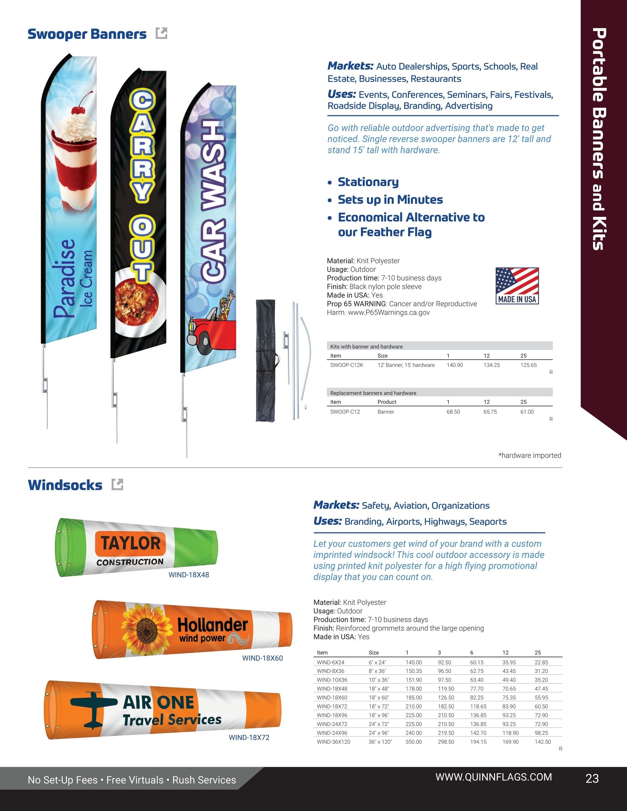 Quinn Flags Flags and Banners Catalog Weekly Ad May 5, 2026 - November 2, 2027