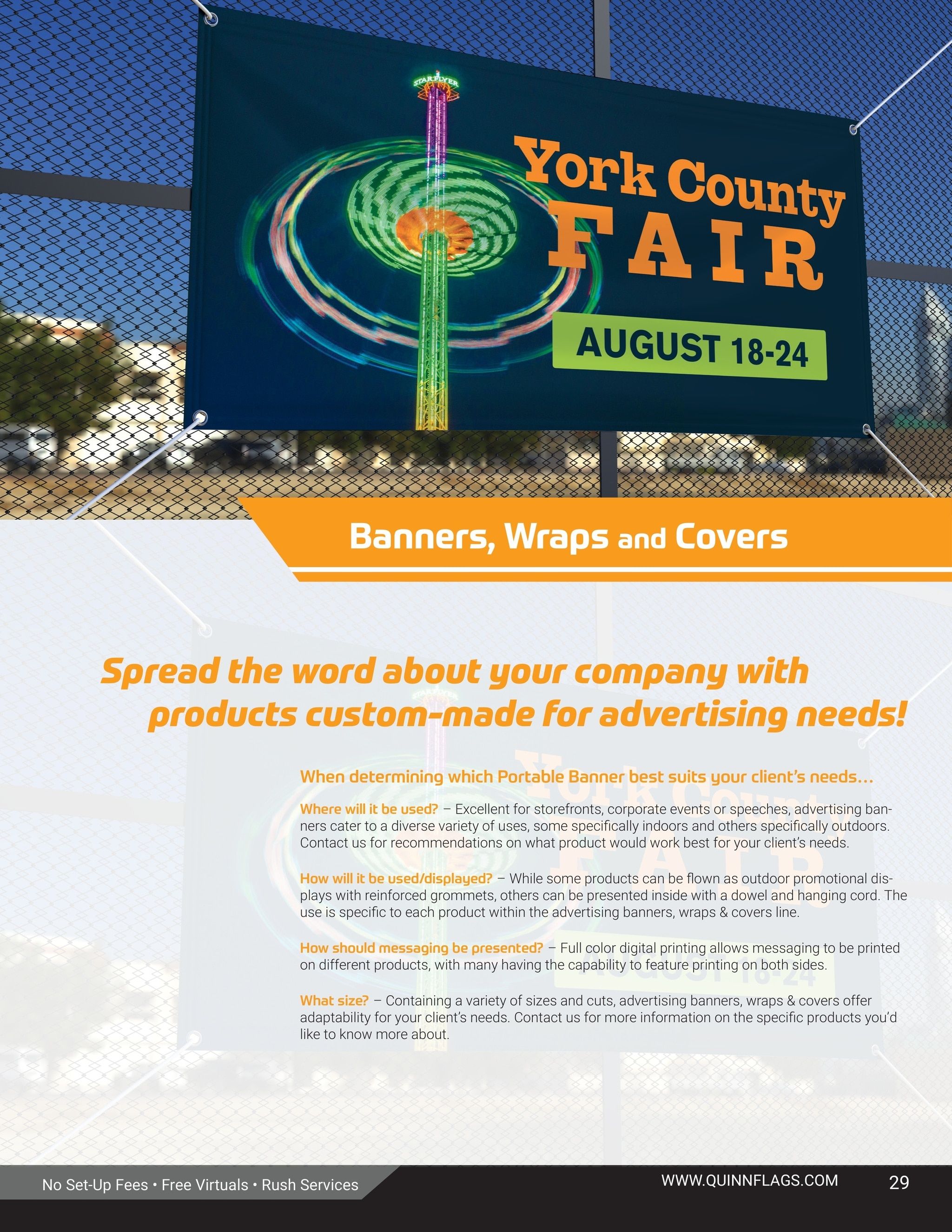 Quinn Flags Flags and Banners Catalog Weekly Ad May 5, 2026 - November 2, 2027
