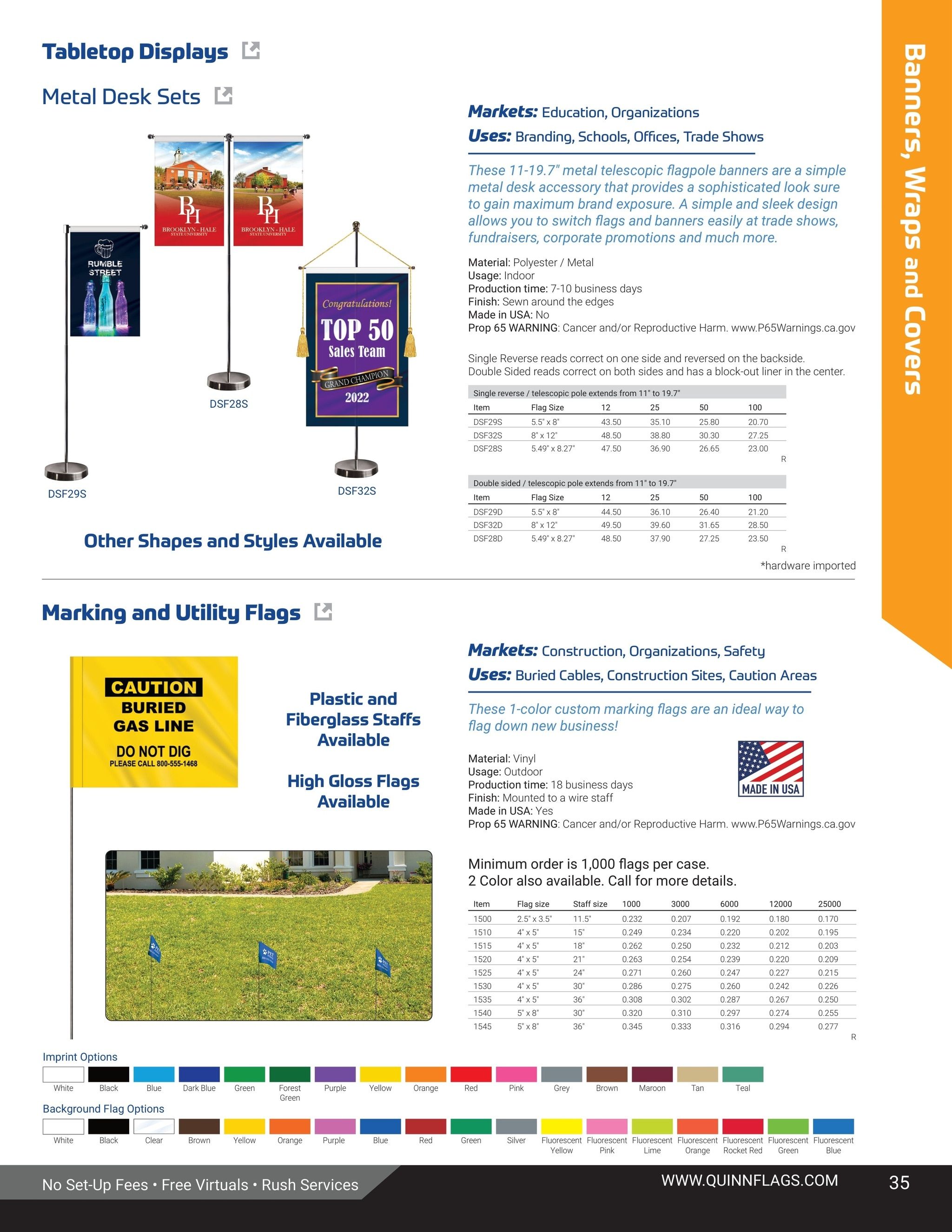 Quinn Flags Flags and Banners Catalog Weekly Ad May 5, 2026 - November 2, 2027