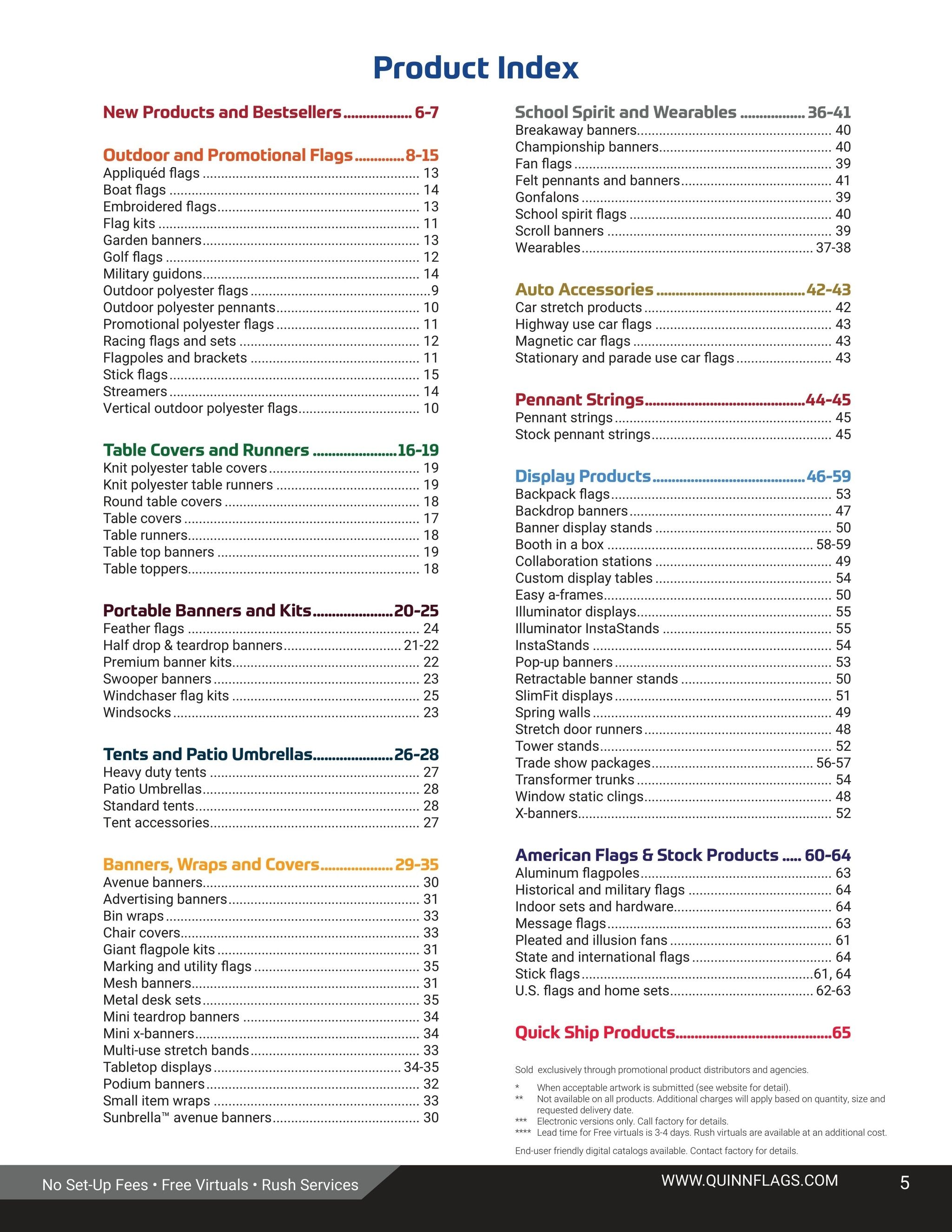 Quinn Flags Flags and Banners Catalog Weekly Ad May 5, 2026 - November 2, 2027