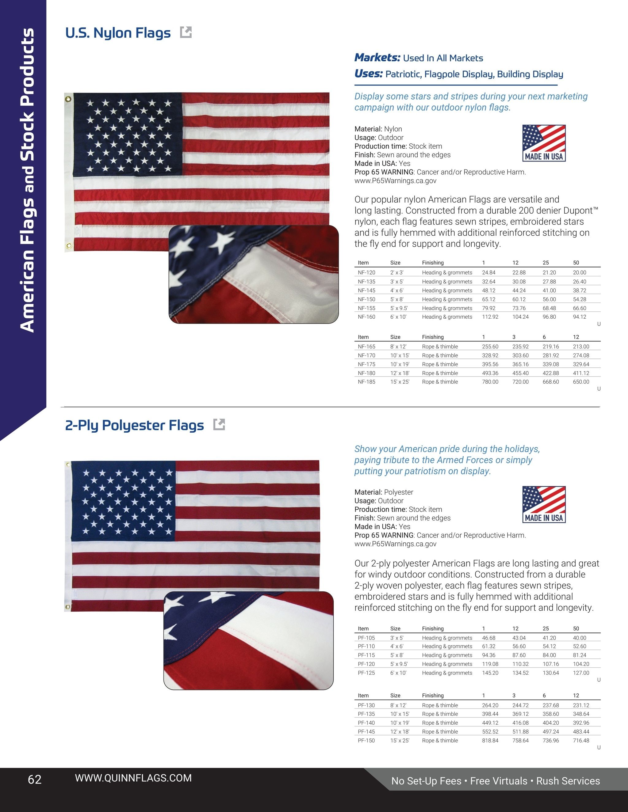 Quinn Flags Flags and Banners Catalog Weekly Ad May 5, 2026 - November 2, 2027